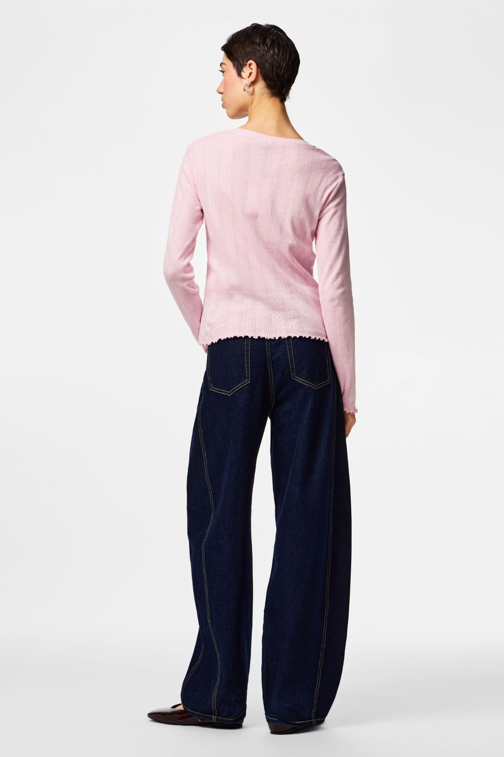 Marie O-Neck Top -  Roseate Spoonbill