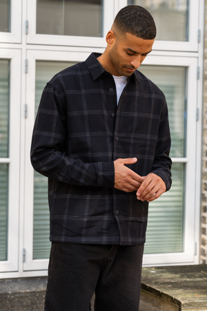 Tristan Overshirt - Dark Navy