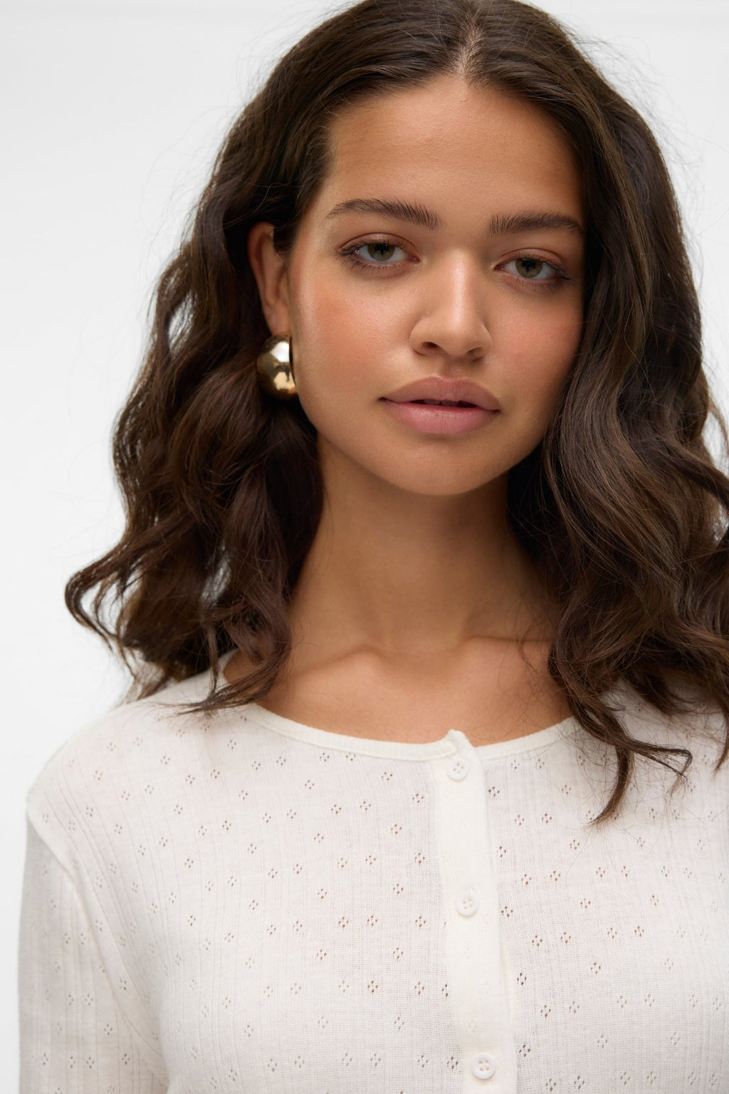 Ζακέτα Isa O -neck - Snow White