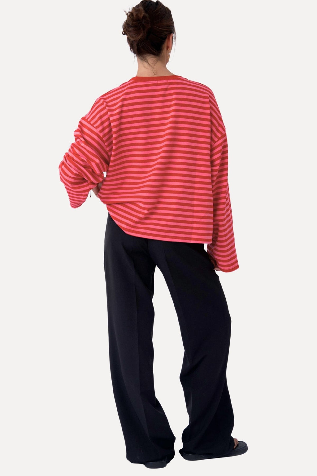 Cleo Blouse - Red/Pink