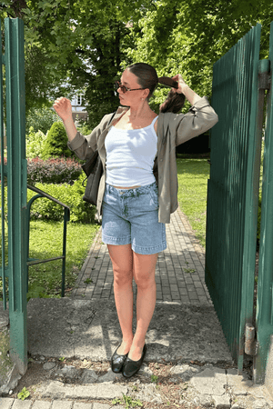 Jen Shorts - Medium Blue Denim