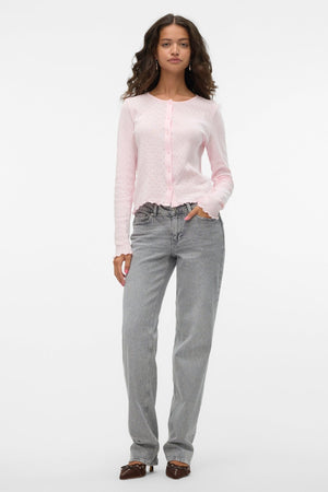 Ζακέτα Isa O-Neck-Pink A-Boo