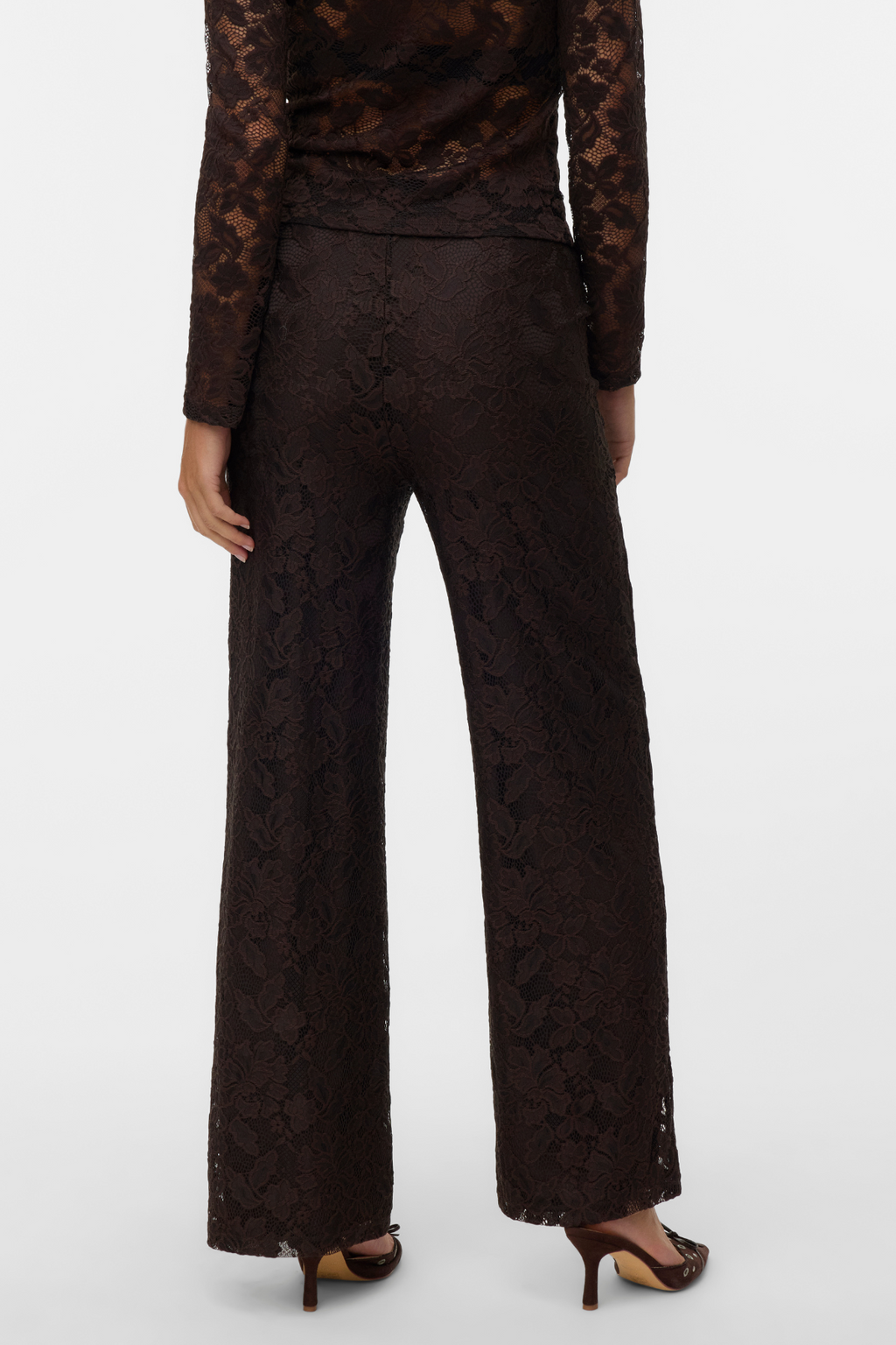 Neline Wide Pant - Σοκολάτα Torte