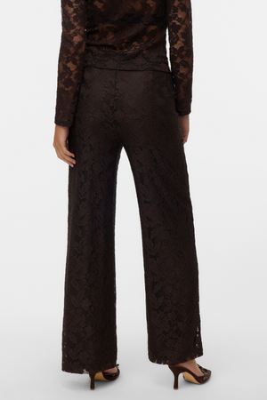 Neline Wide Pant - Σοκολάτα Torte
