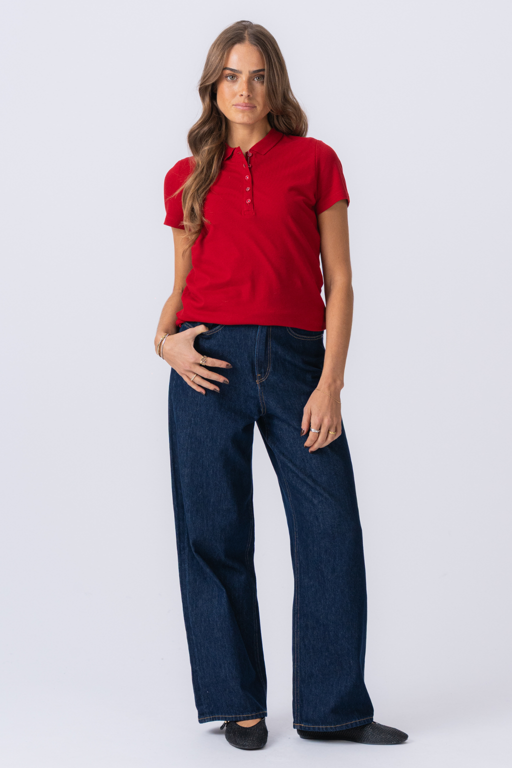 Πόλο πουκάμισο - κόκκινο