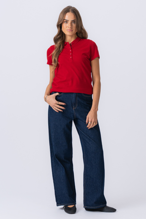 Πόλο πουκάμισο - κόκκινο