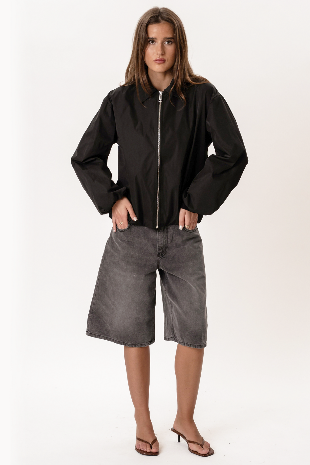 Ines Short Jacket - Black