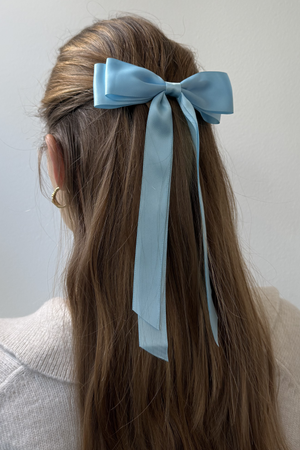 Bow Clip - Blue