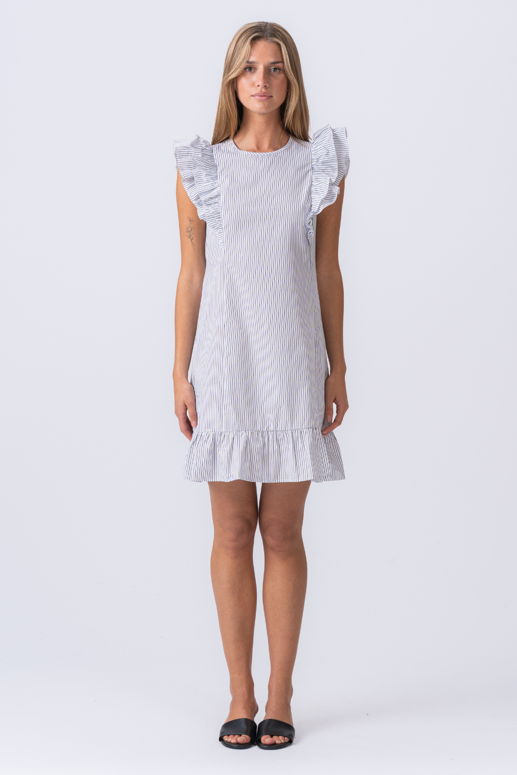 Φόρεμα Aila - Snow White / Black