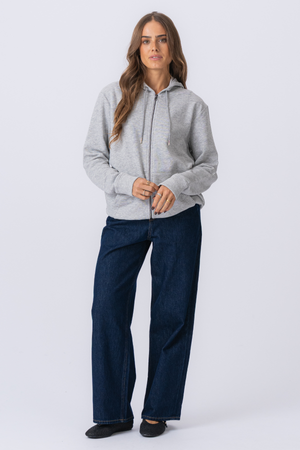 Zip Hoodie - Γκρι