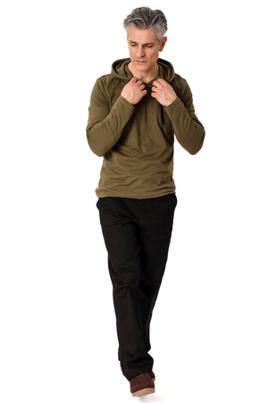 Ελαφρύ hoodie - ελιά