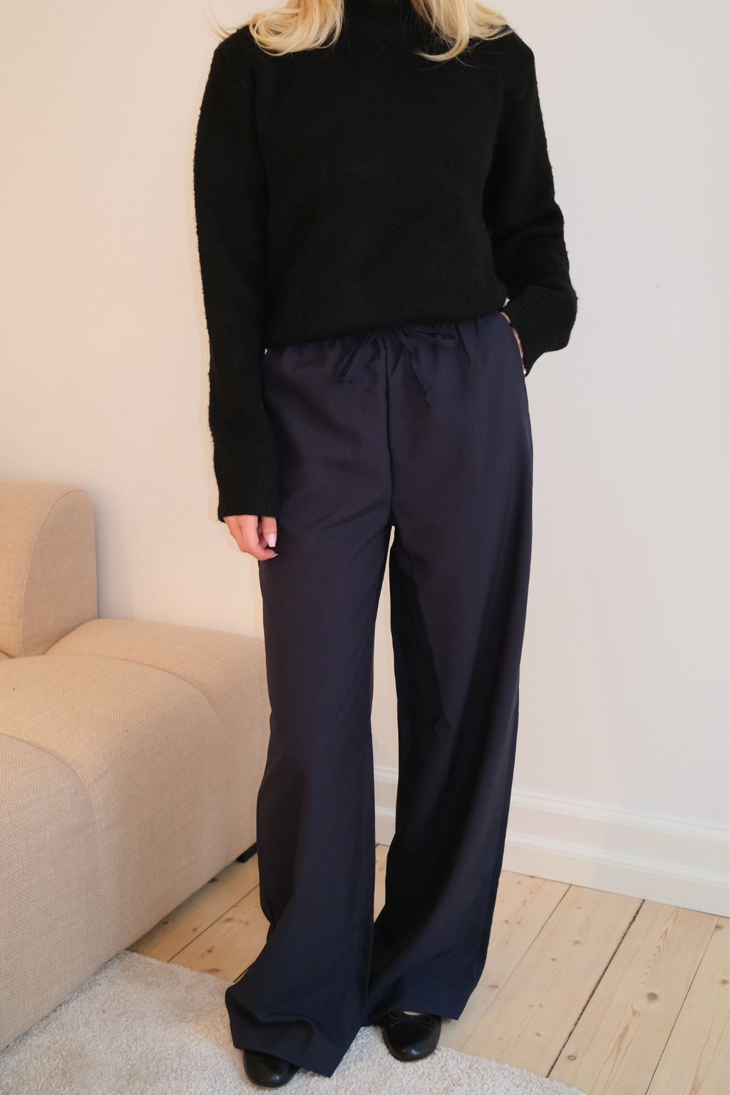 Anastasia Wide Pants - Navy