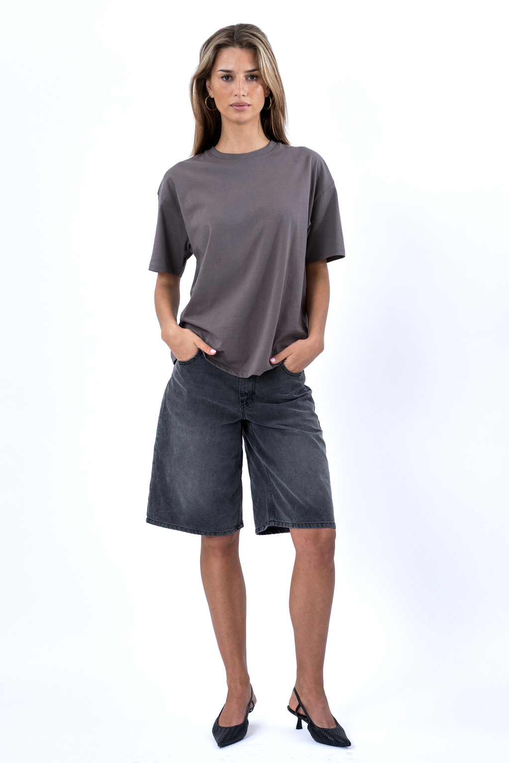Heavy Boxfit Tee - Σκούρο Γκρι
