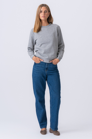 Essential Crewnneck - Grey Melange