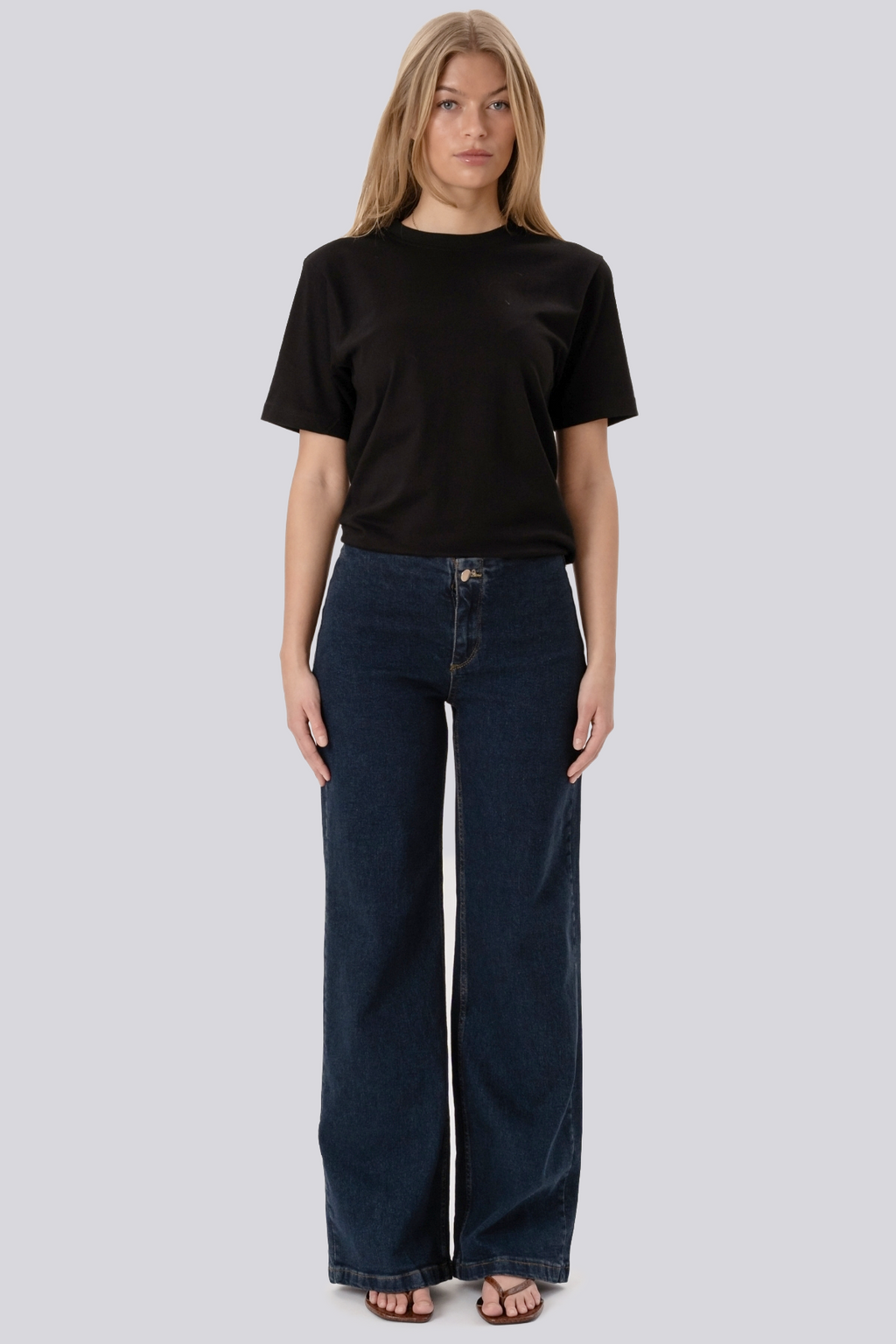 Miley Wide Jeans - Σκούρο Μπλε