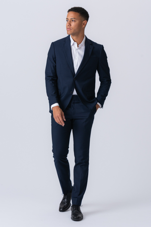 Premium Κοστούμι με μονοβάθμια (μαύρο)