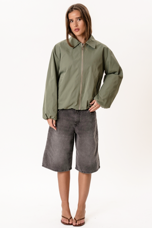 Ines Short Jacket - Χακί