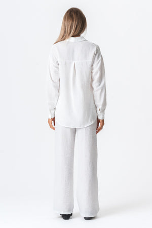 Lilly Pants + Lilly Shirt (White) – Package Deal