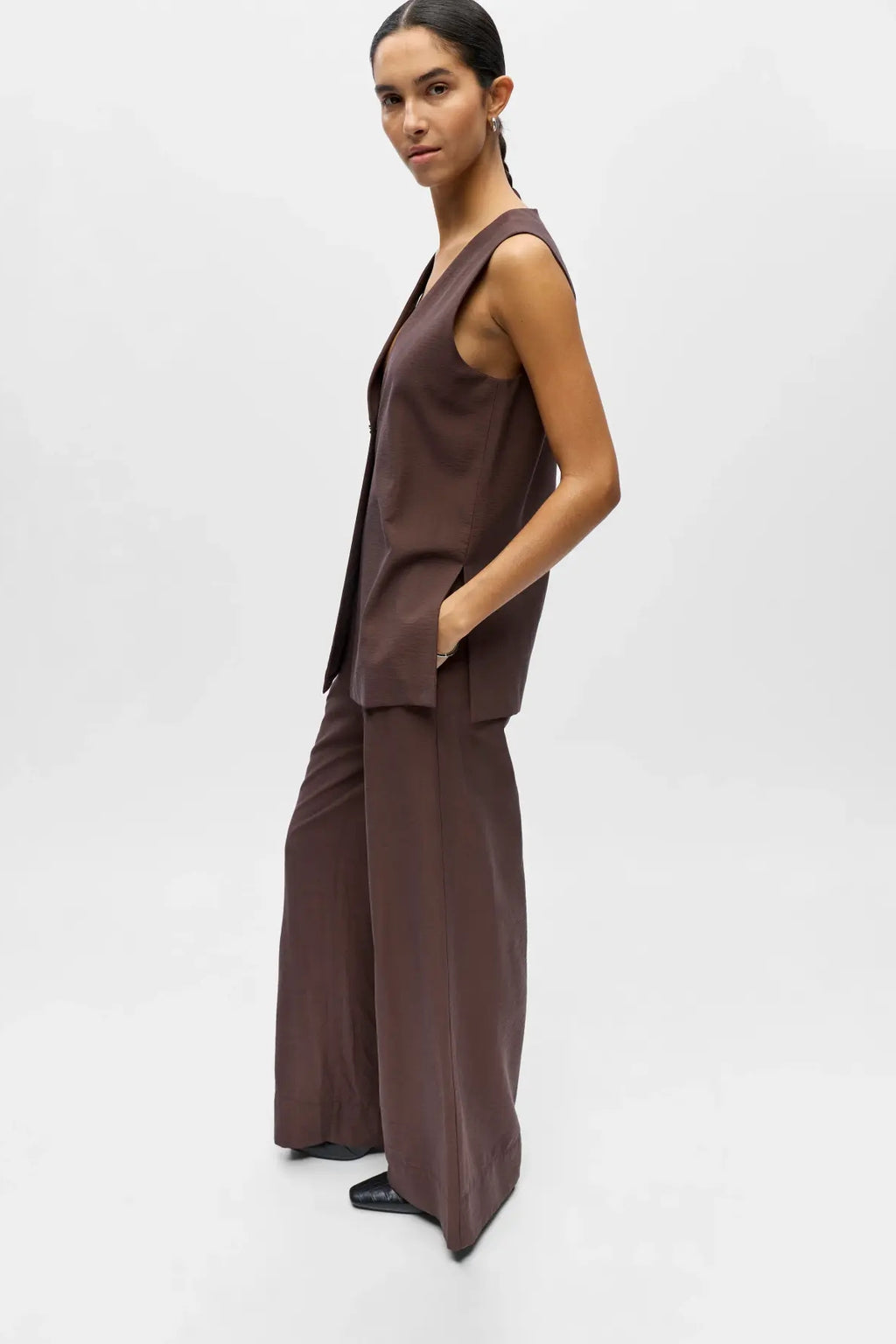 Γιλέκο Isla Yui - Seal Brown