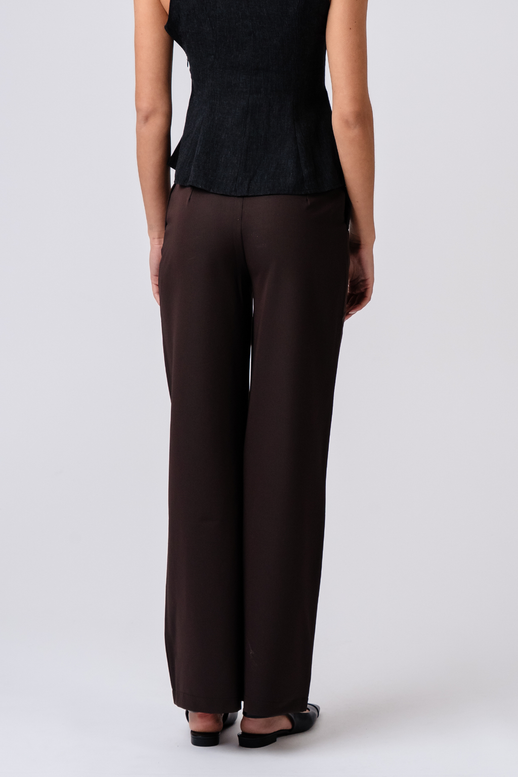 Rosalie Wide Pants - Brown
