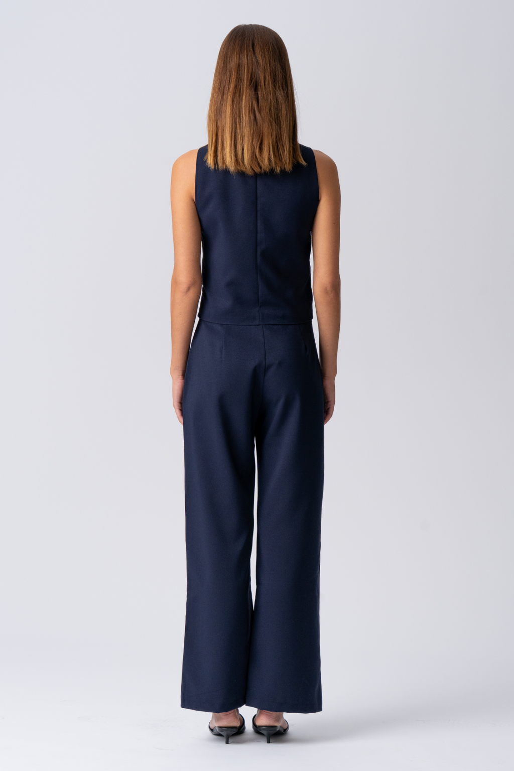 Natalie Vest and Pants (Navy) - Package deal