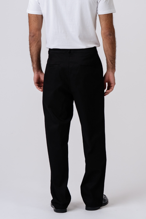 Straight Cotton Chino - Μαύρο