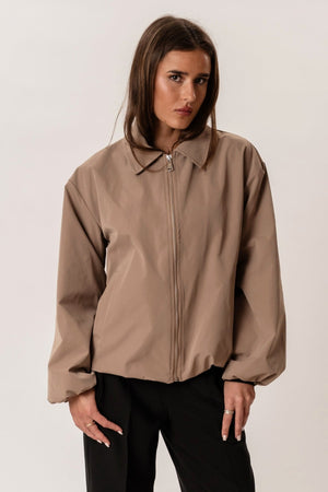 Ines Short Jacket - Camel