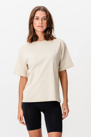 Boxfit T-shirt - Beige