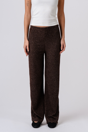 Ivy Knit Pants - Καφέ