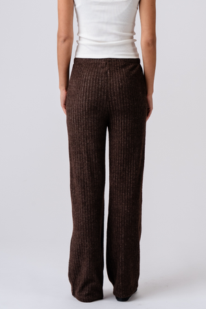 Ivy Knit Pants - Καφέ