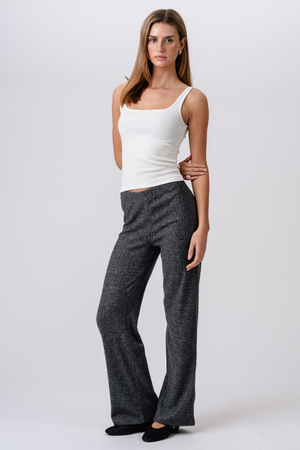 Ivy Knit Pants - Anthracite