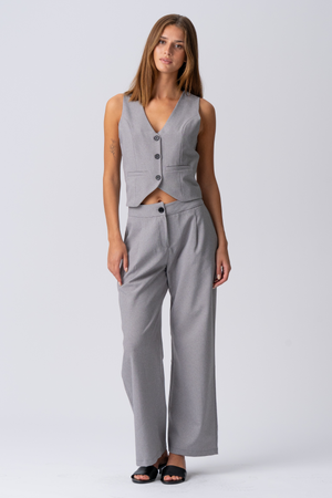Natalie Vest - ανοιχτό γκρι