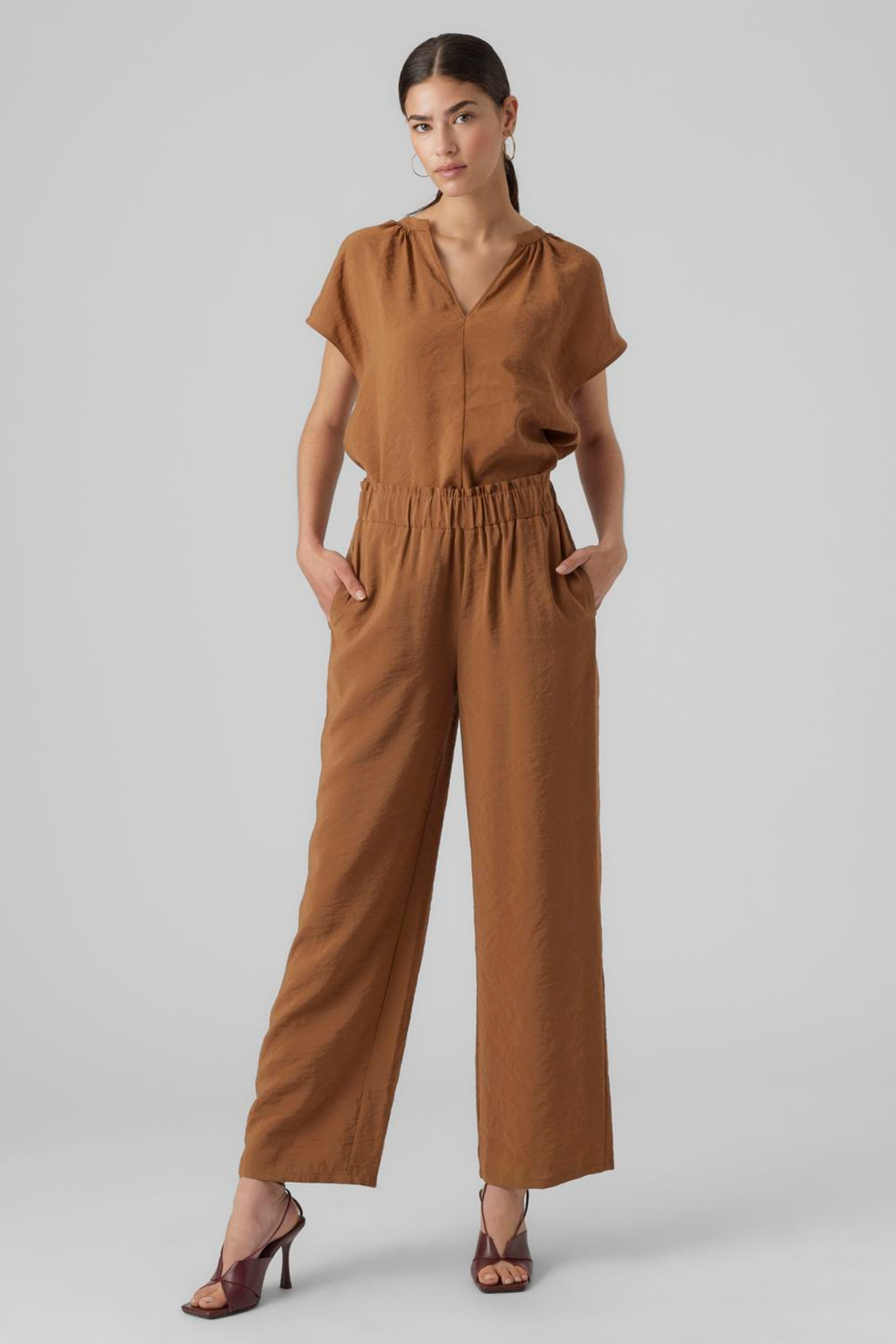 Queeny Regular Pants - Toffee
