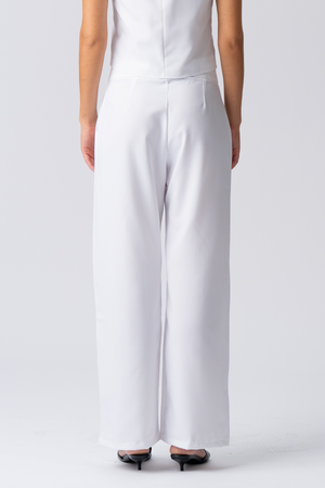 Natalie Pants - White