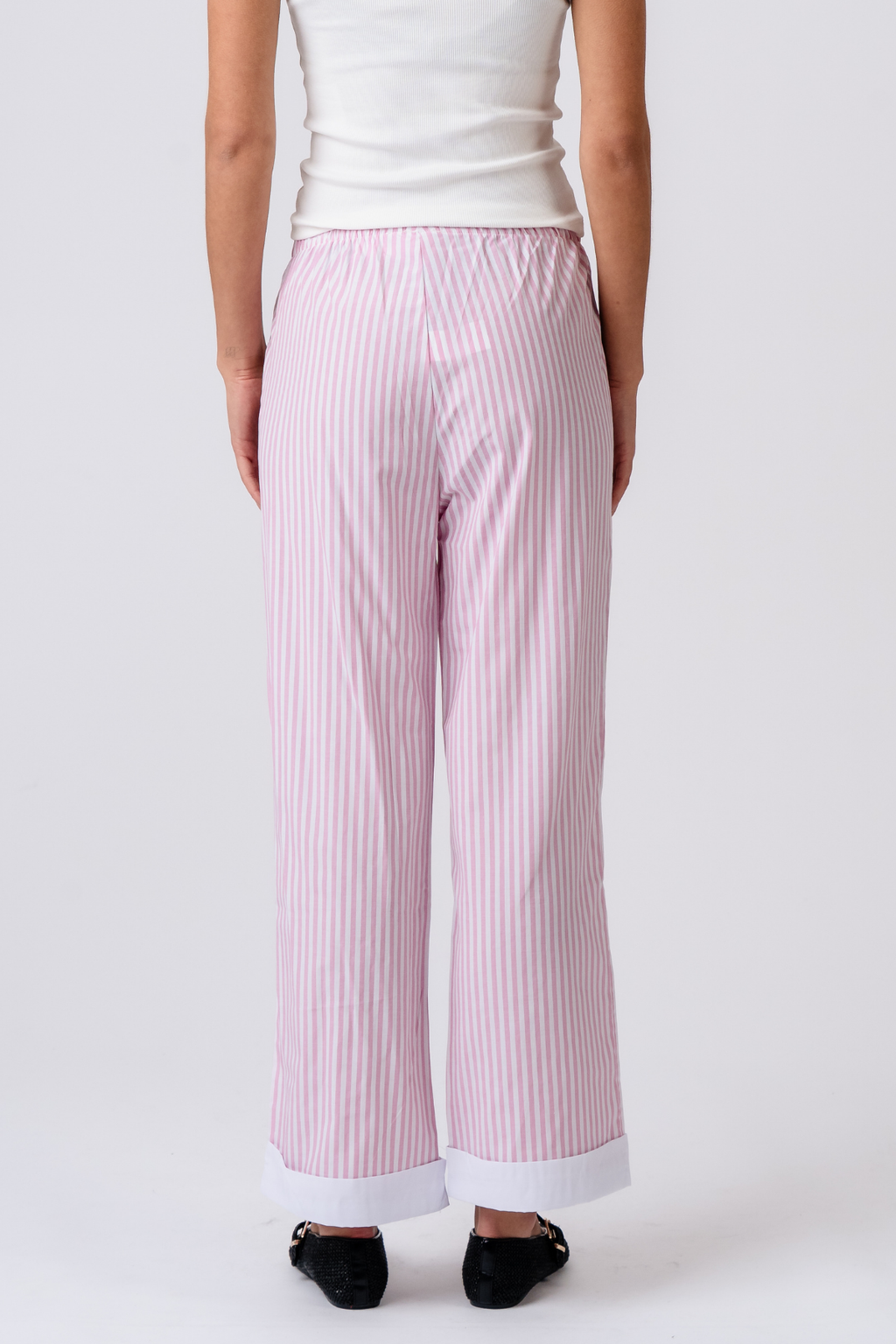 Layla Striped Pants - Pink