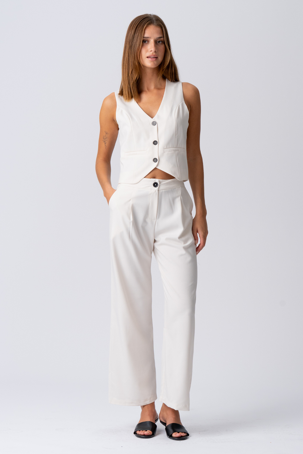 Natalie Vest - Light Beige