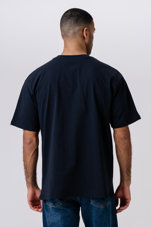 Heavy Boxfit T-shirt - Navy
