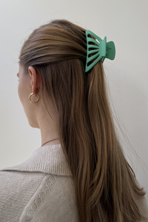 Hollow Claw Clip - Green