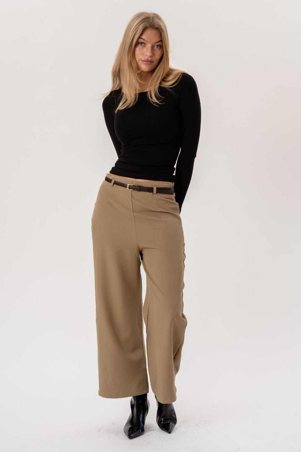 Isabel Loose Pants - Χακί