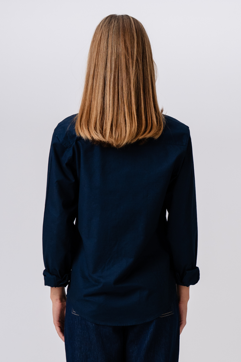Boyfriend Oxford Shirt - Navy