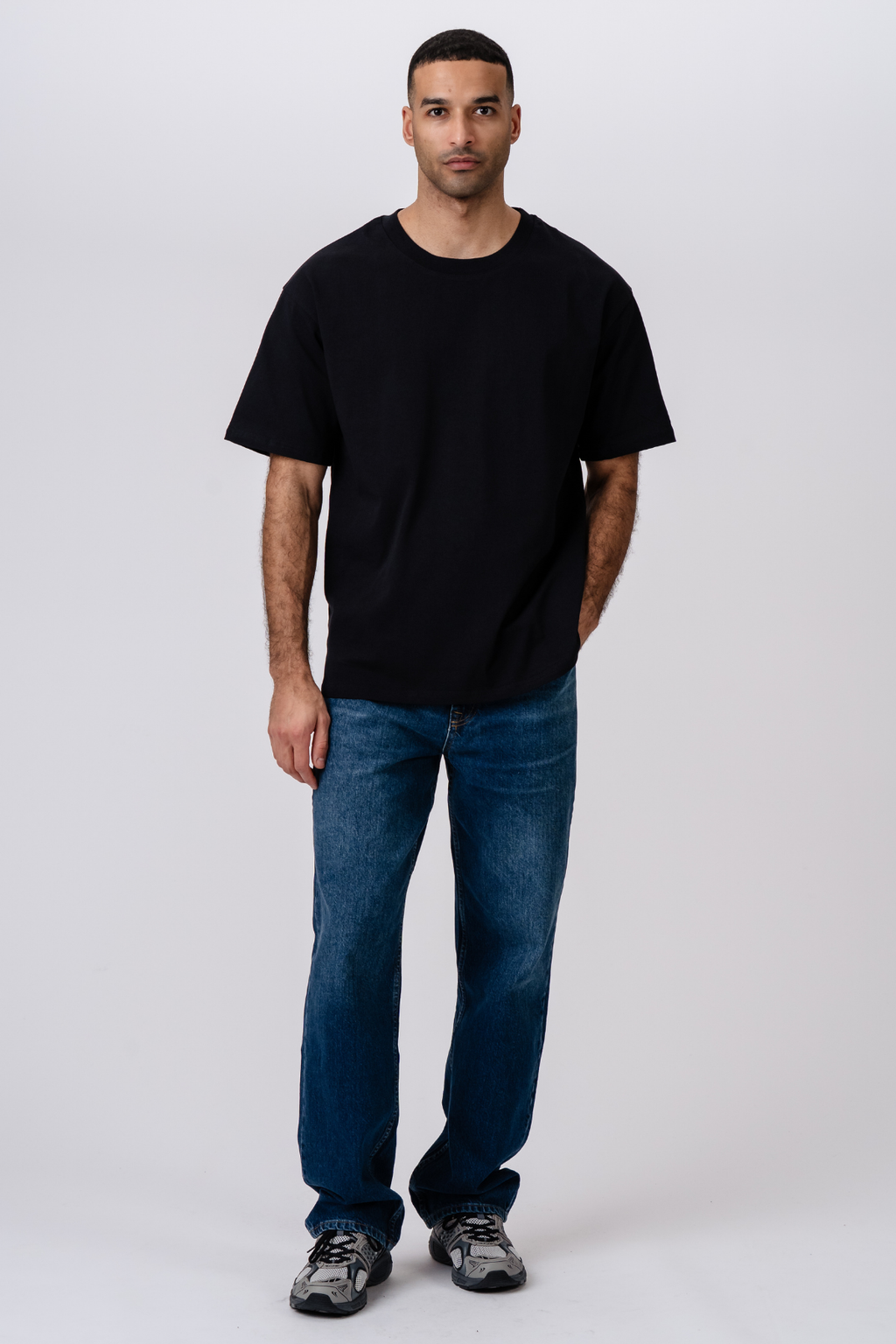 Μπλουζάκι Heavy Boxfit - Μαύρο