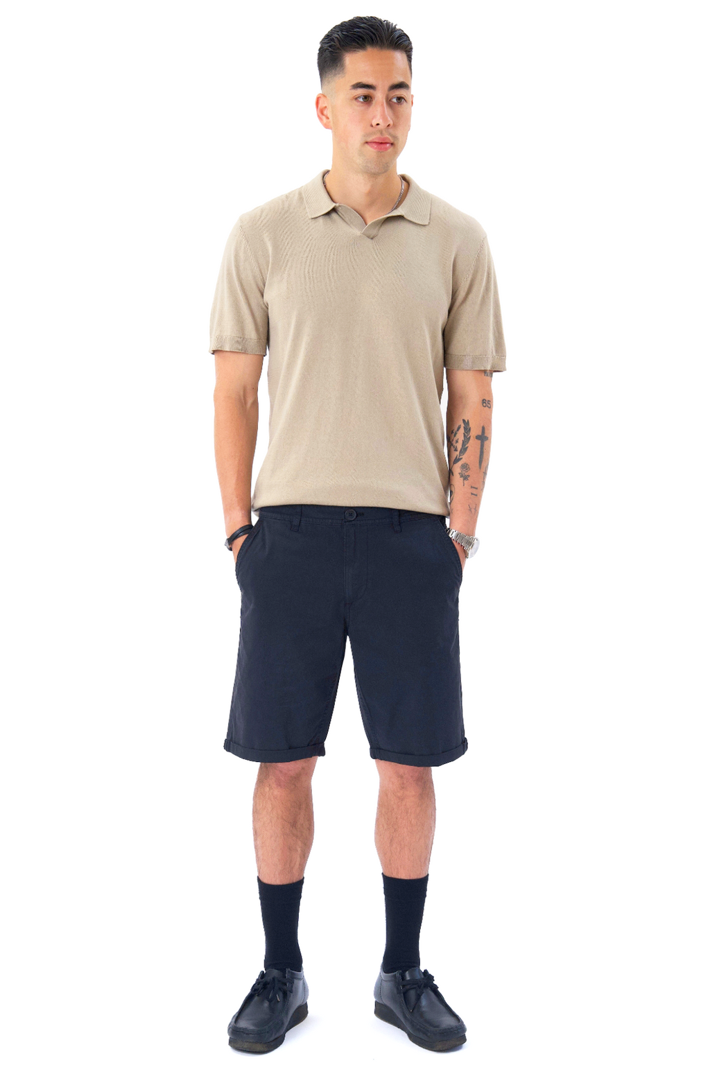 Chino Shorts - Μαύρο
