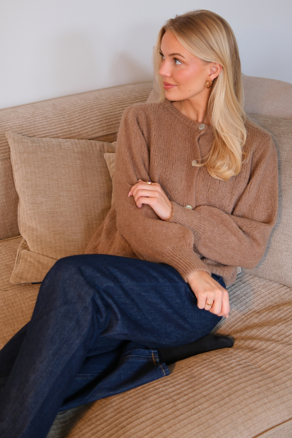 Anna Cardigan - Μπράουν