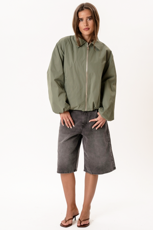 Ines Short Jacket - Χακί