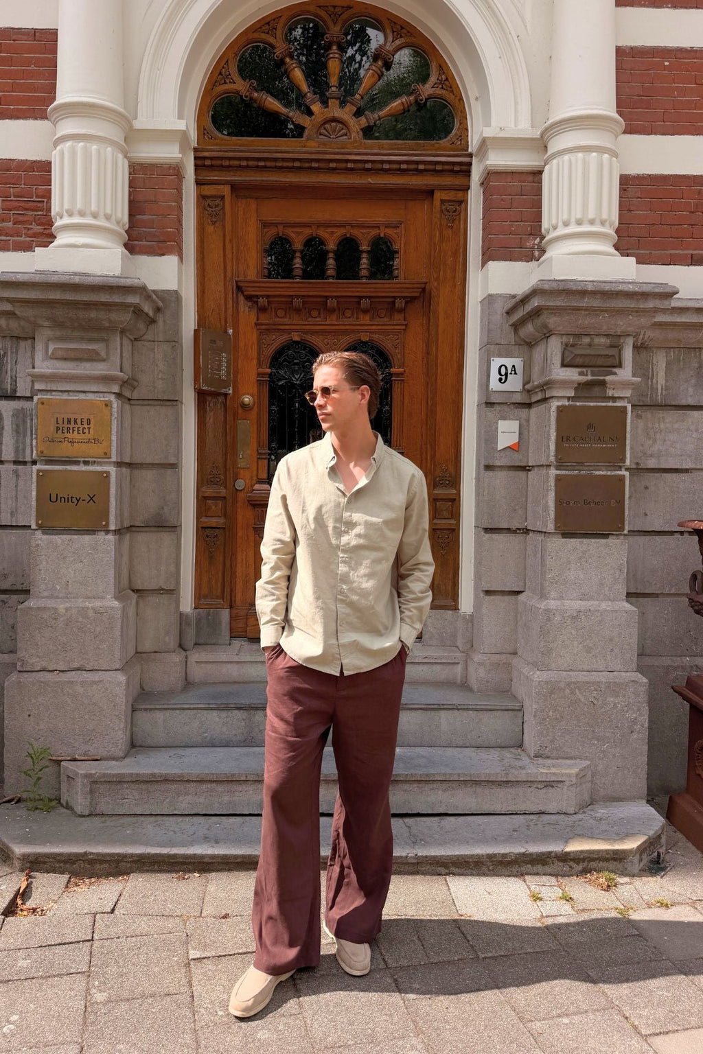Linen Pants - Terracotta