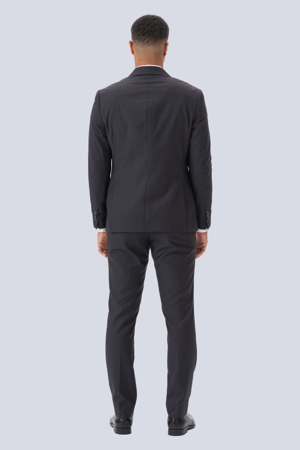 Premium Double-breasted Suit (Grey-brown)