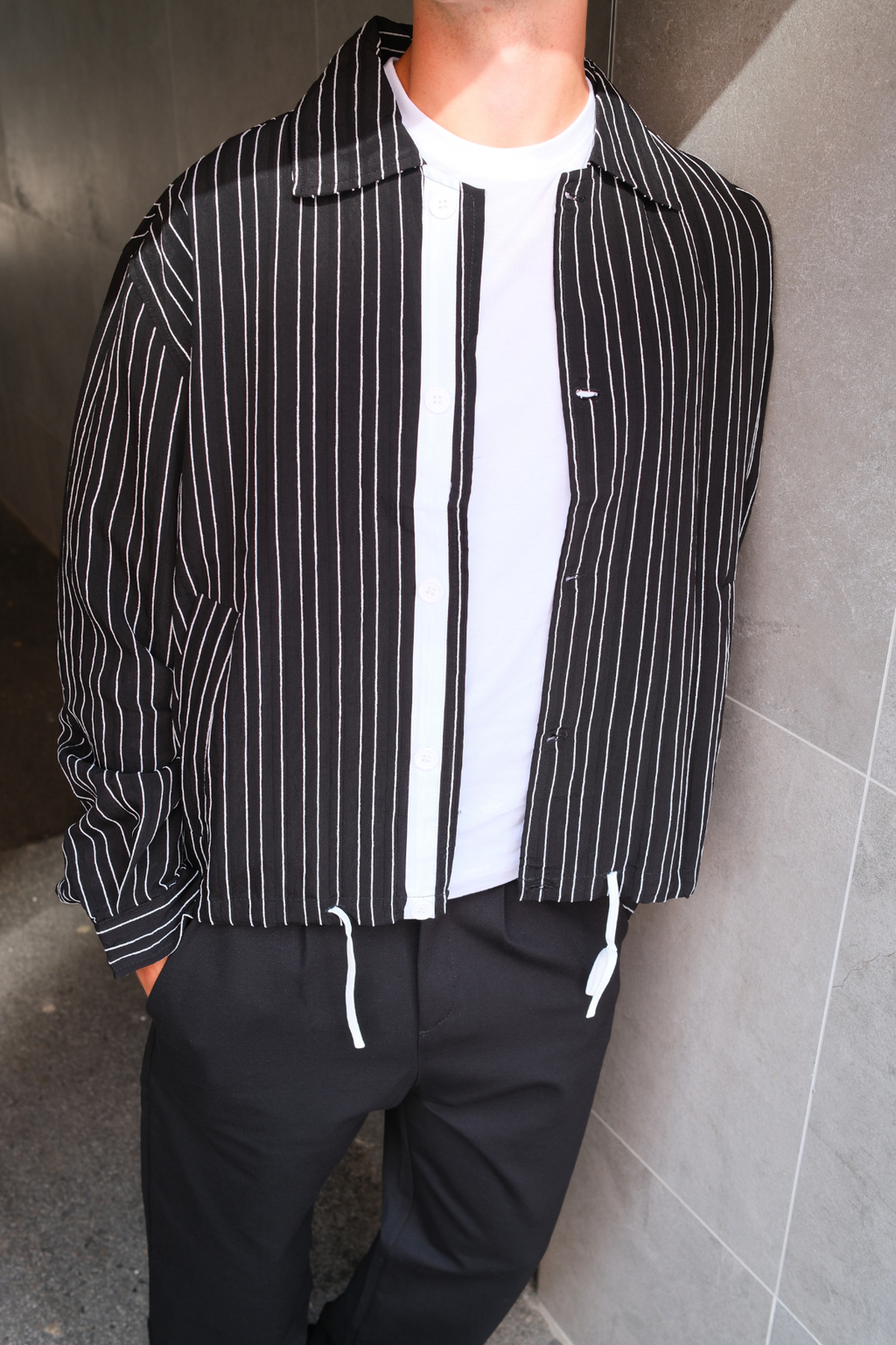 Ezra jacket - μαύρο