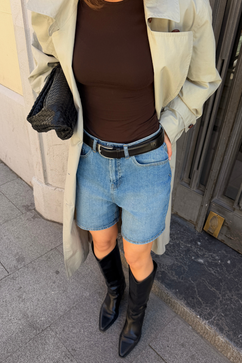 The Original Performance Denim Shorts - Μεσαίο μπλε τζιν (Γυναίκα)