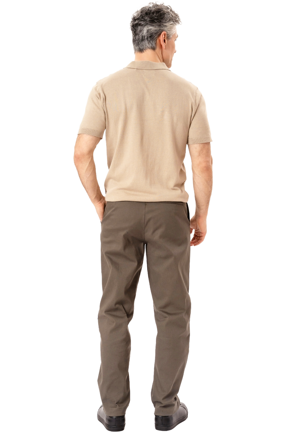 Nathan Knit Polo - Sand
