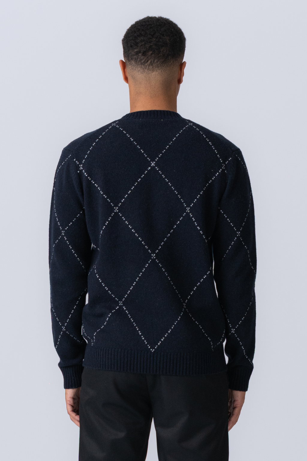 Isaac Wool Knit - Dark Navy